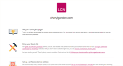 Desktop Screenshot of cherylgordon.com